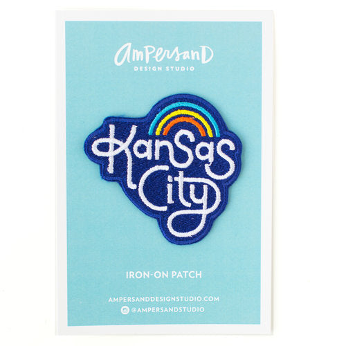 Retro Kansas City Embroidered Iron-on Patch