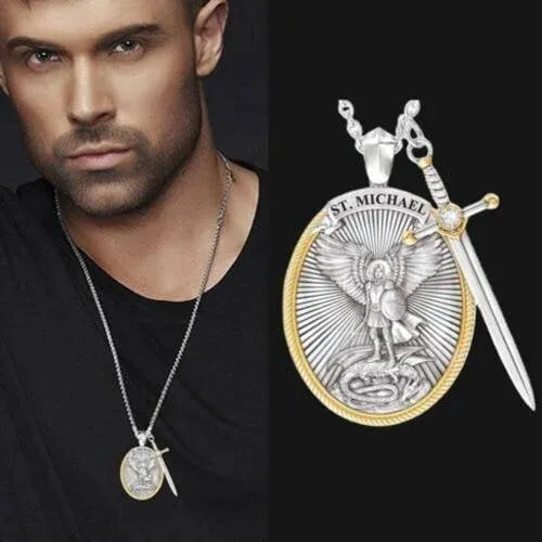 🔥 BIG SALE - 49% OFF🔥🔥🎁St. Michael Archangel Pendant (Neck
