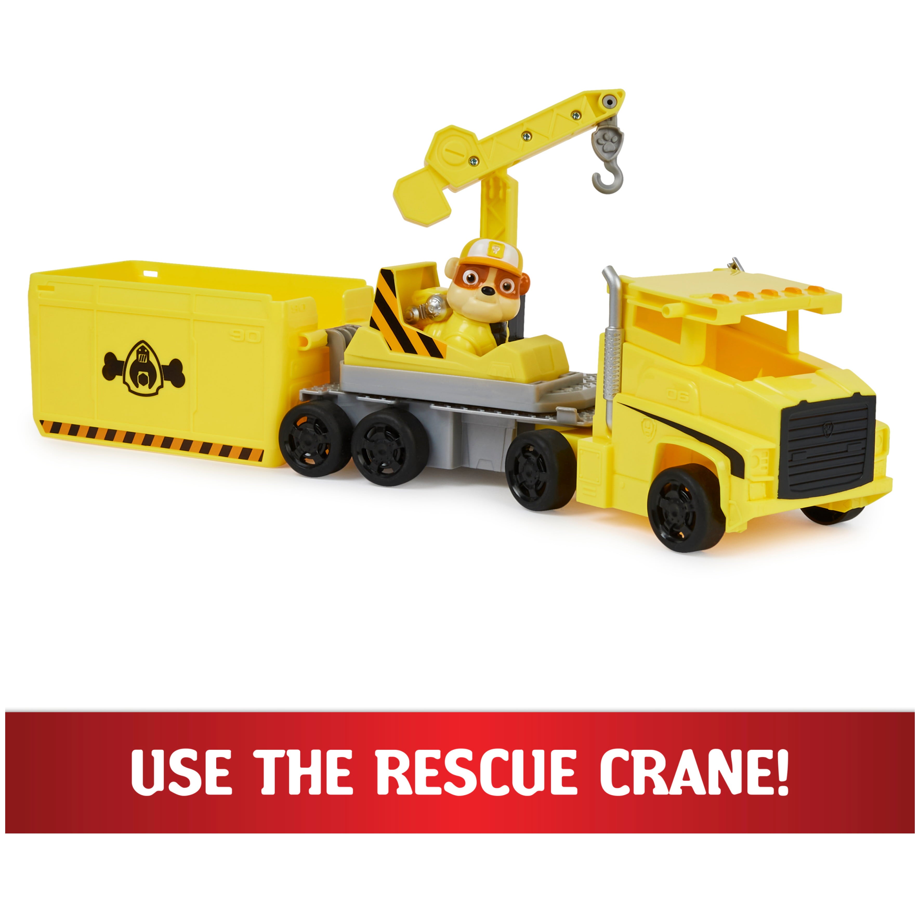 PAW Patrol， Big Truck Pup’s Rubble Transforming Vehicle and Figure