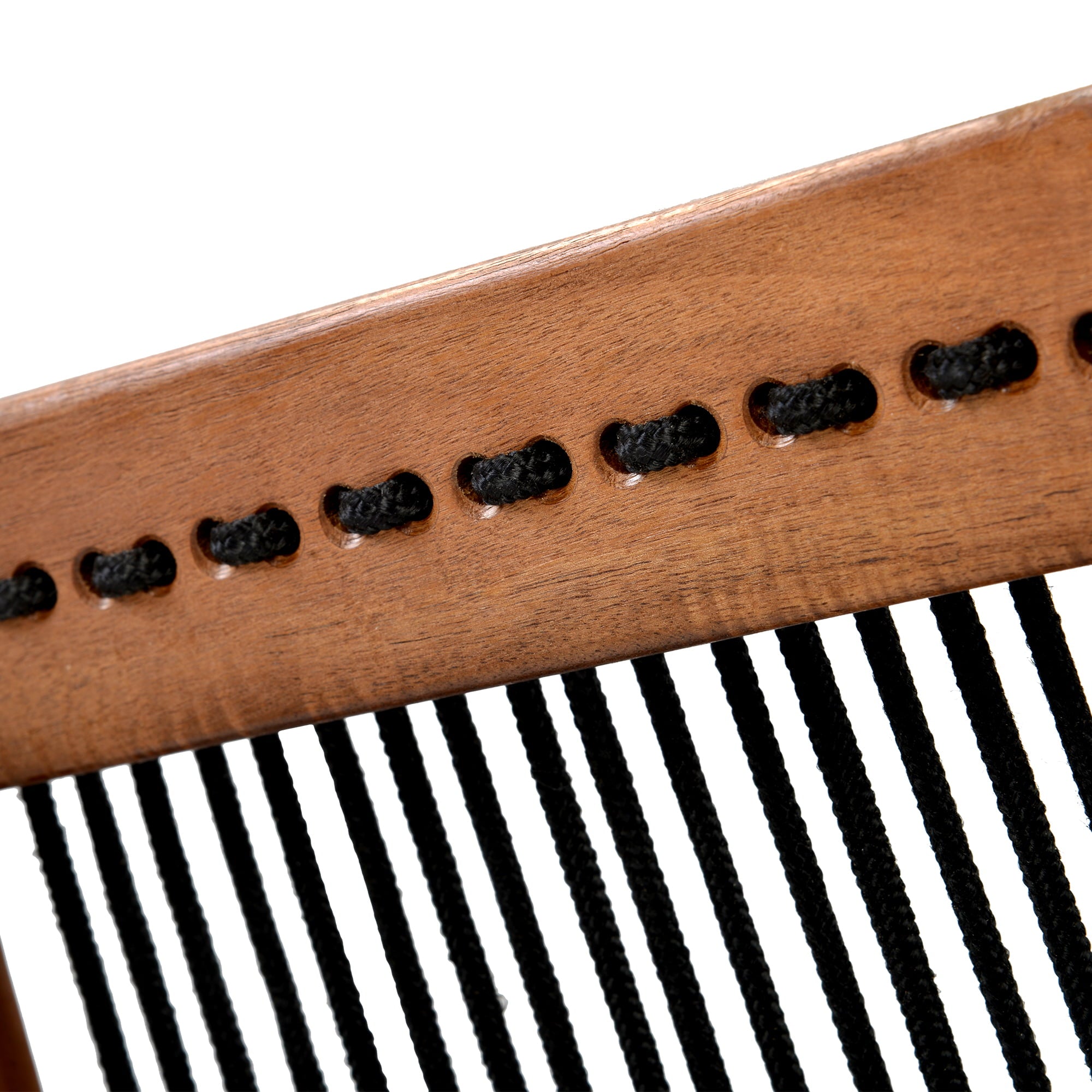 Folding Wood Chair Roping Seats Backrest Indoor Outdoor Wood Reclining Folding Chair for Relaxation Accent Furniture for Yard Patio Garden