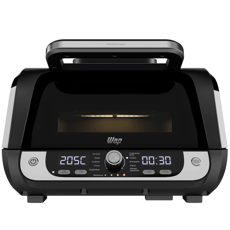 Fritadeira Elétrica WAP Air Fryer Barbecue Digital