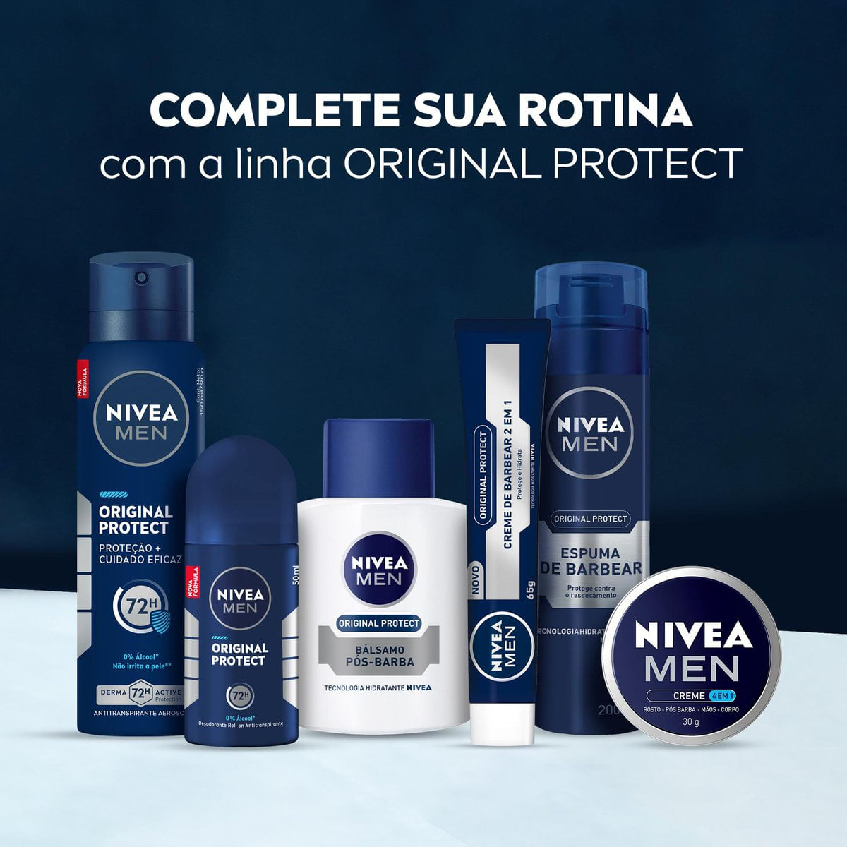 Desodorante Antitranspirante NIVEA MEN Roll-on Original Protect 50ml