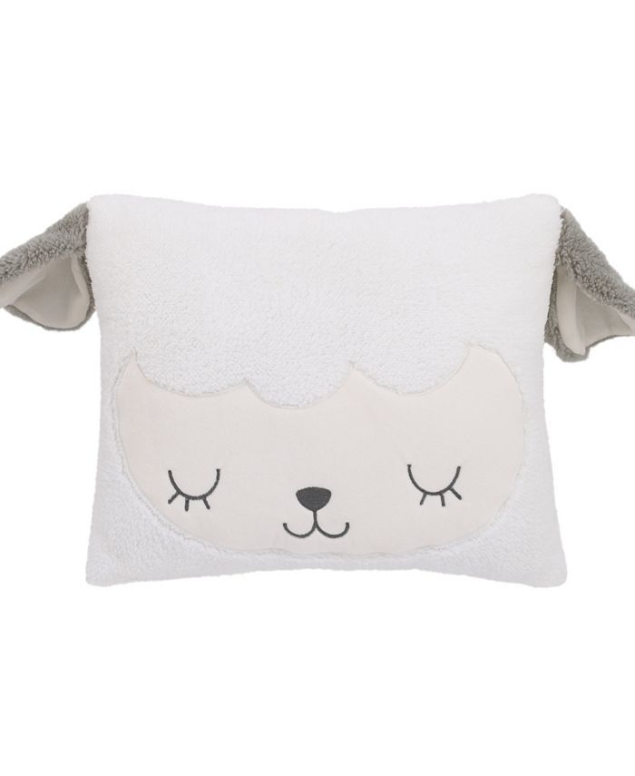 NoJo Lamb Shaped Decorative Pillow