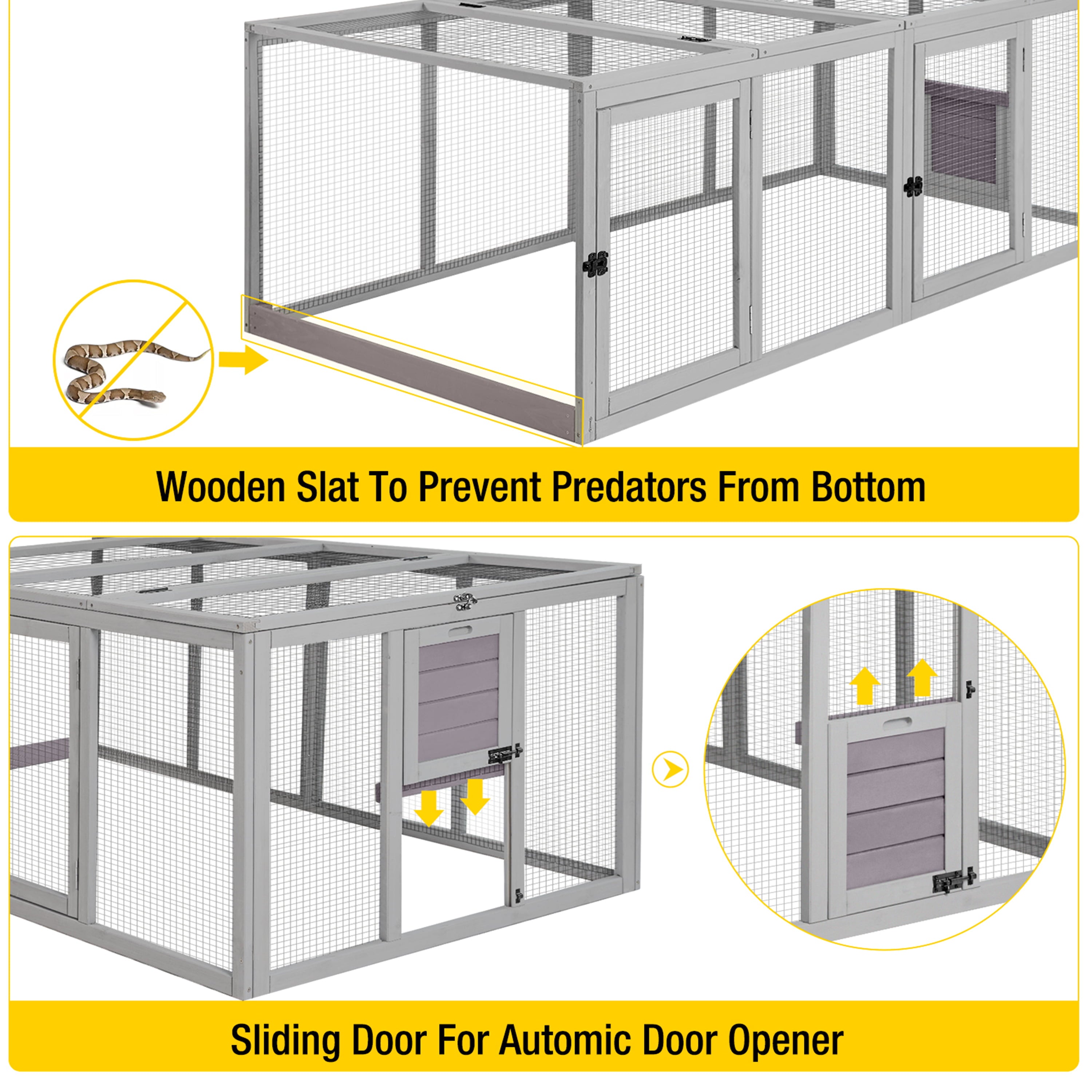 Morgete Chicken Playpen， Extension Part for AIR59， AIR66， AIR67， AIR69