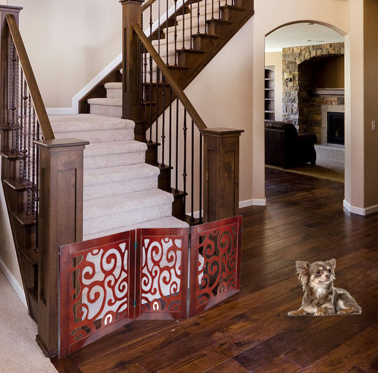 Freestanding Wooden Pet Gate