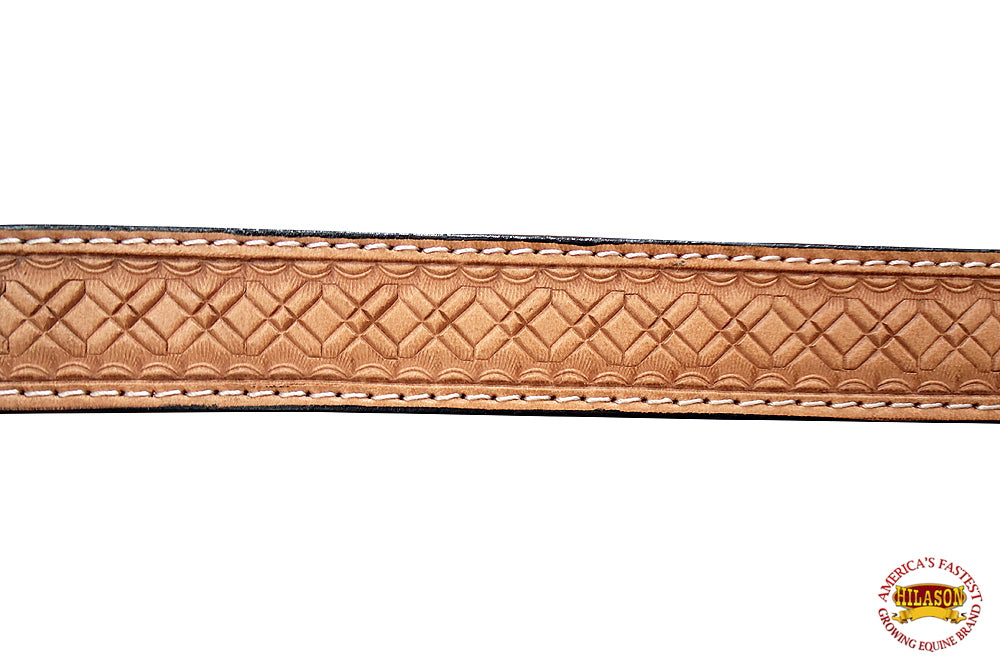 21BH Western Horse Breast Collar Tack American Leather Hand Tool Hilason