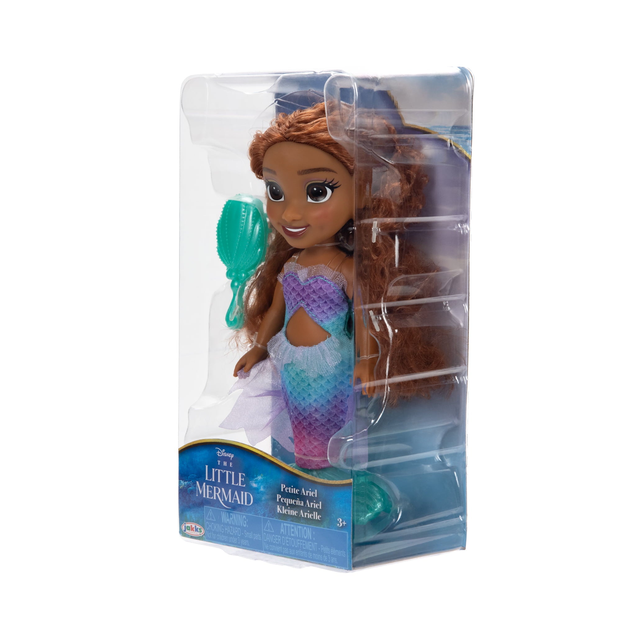 Disney Little Mermaid 6 inch Petite Ariel Fashion Doll with Seashell Brush Inspired by the Movie