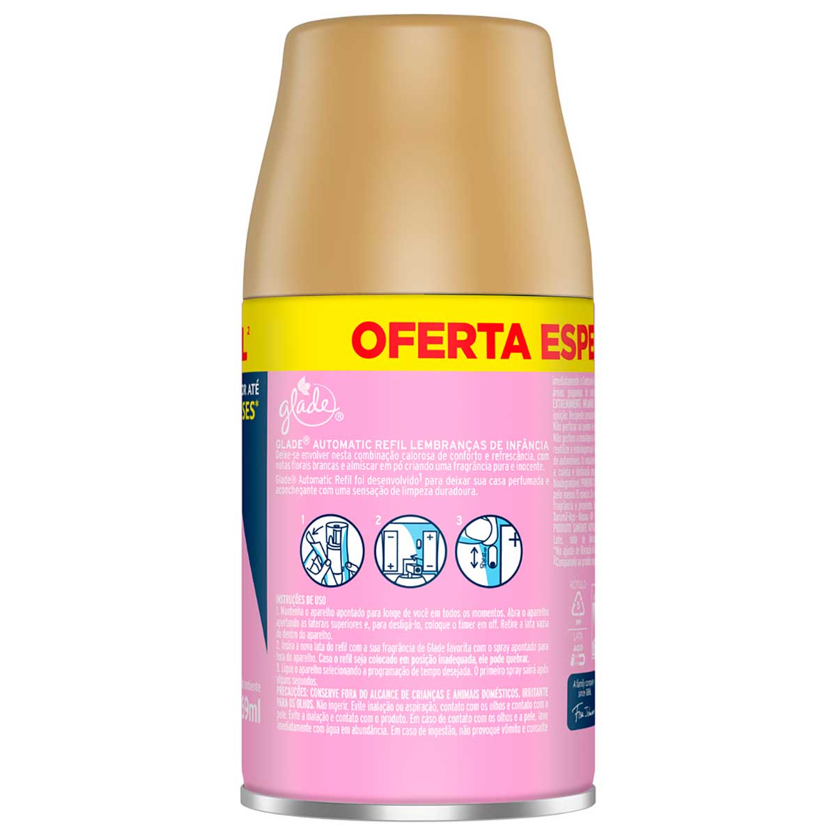 Desodorizador Glade Automatic Spray Refil Lembrancas de Infancia 260ml Oferta Especial