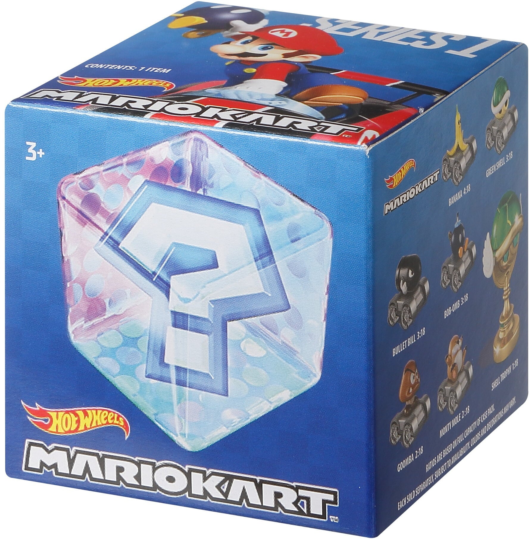 Hot Wheels Mario Kart Accessory Vehicles for Hot Wheels Track (Character May Vary)