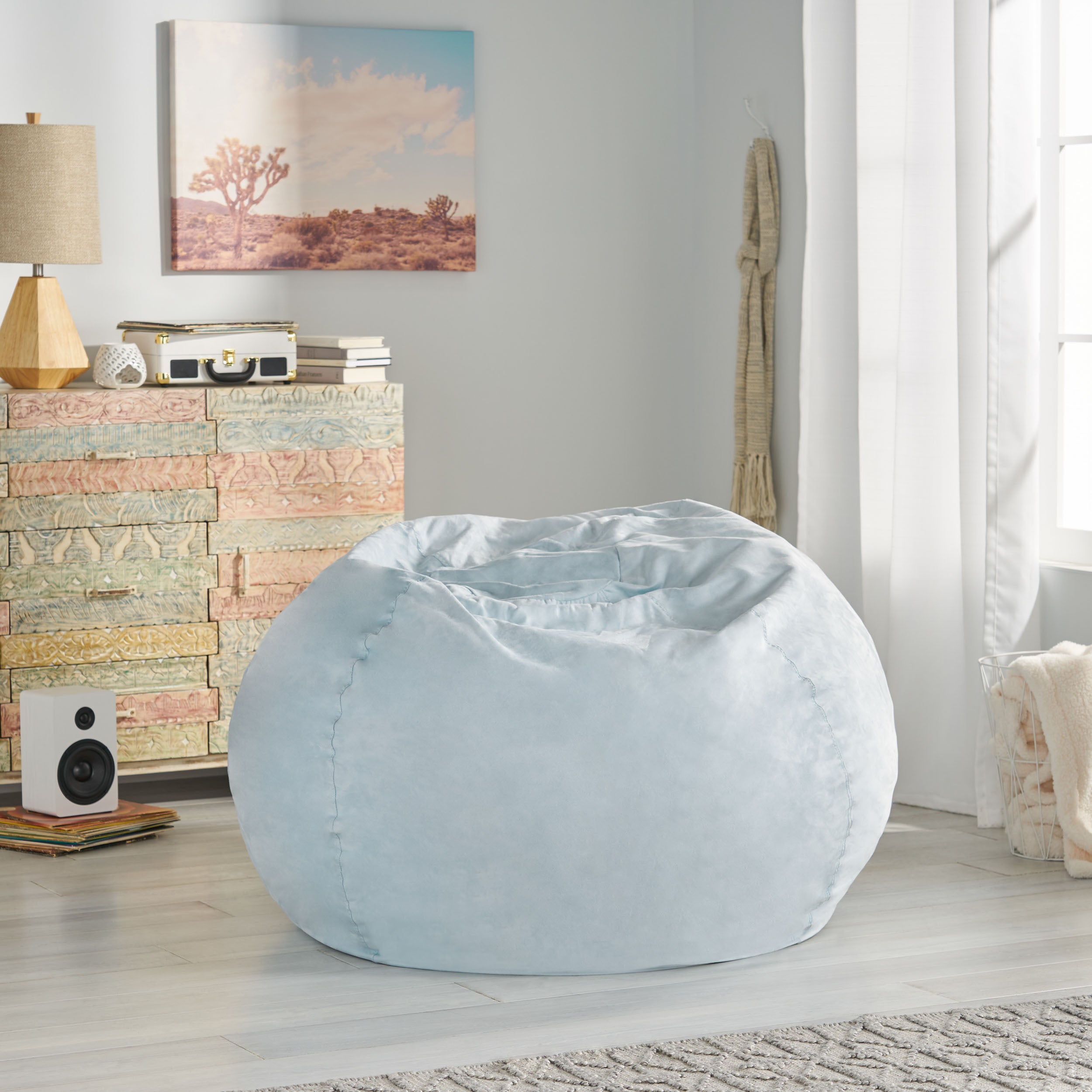 Lynnex Modern 5 Foot Microfiber Bean Bag Cover Only