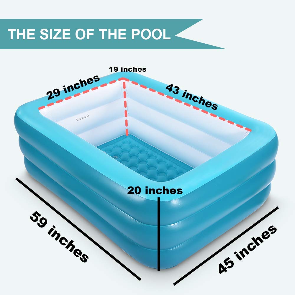 XFlated Inflatable Pools for Kids and Adults， 82