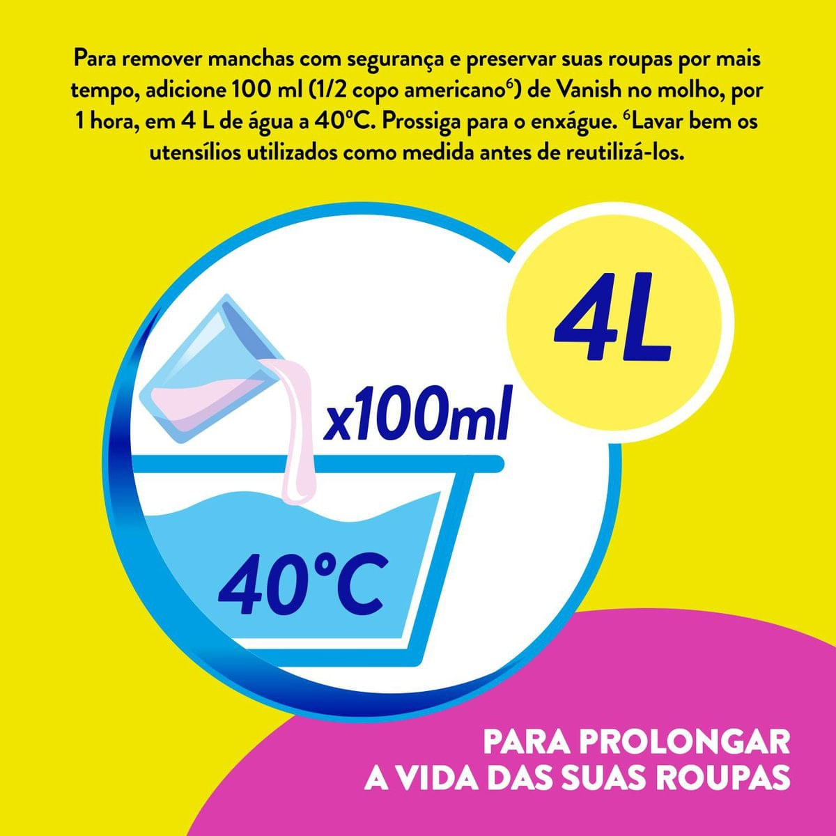 Tira Manchas em Gel Vanish Multiuso para roupas coloridas 500ml