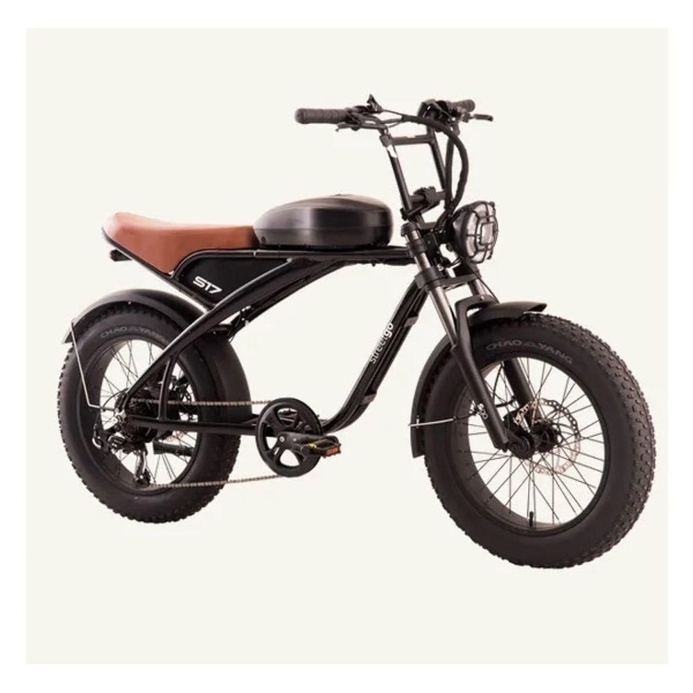 Bicicleta Elétrica Oggi Streetgo 20 S17 Shimano Tourney 7V Preta