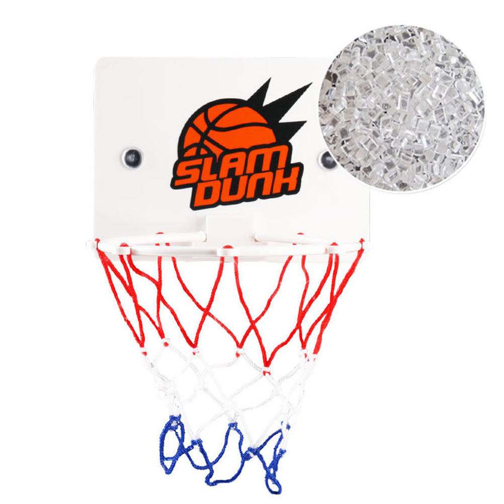 1 Set of Portable Mini Wall-mounted Basketball Toy Indoor Home Basketball Sports Game Toy (1PC Backboard 1PC Inflator 2PCS Balls