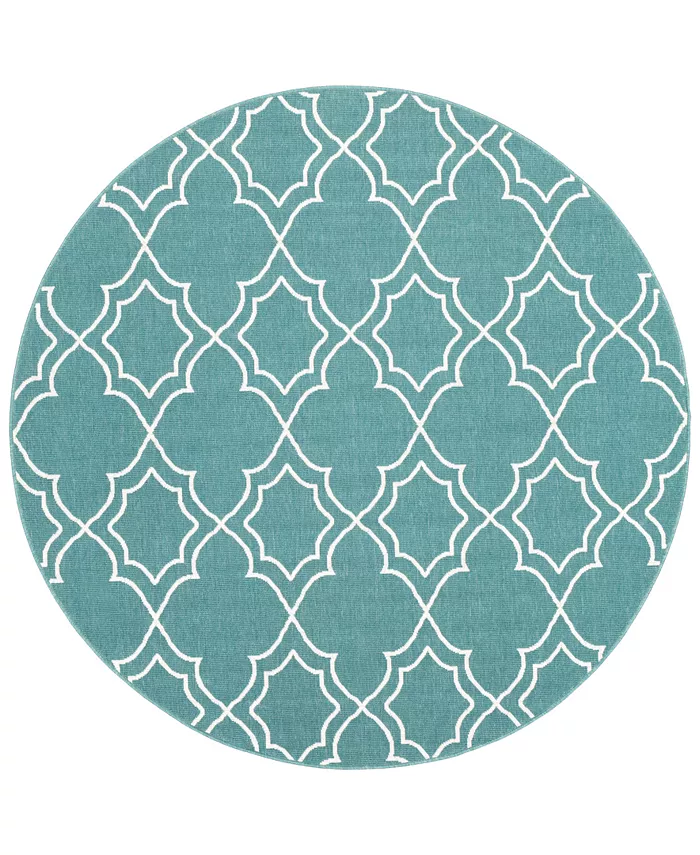 Surya Alfresco ALF-9653 Teal 5'3