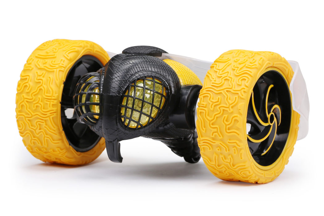 New Bright Stunt 10 inch Tumblebee Lights and Sound Battery Radio Control Toy， 3718U-2Y