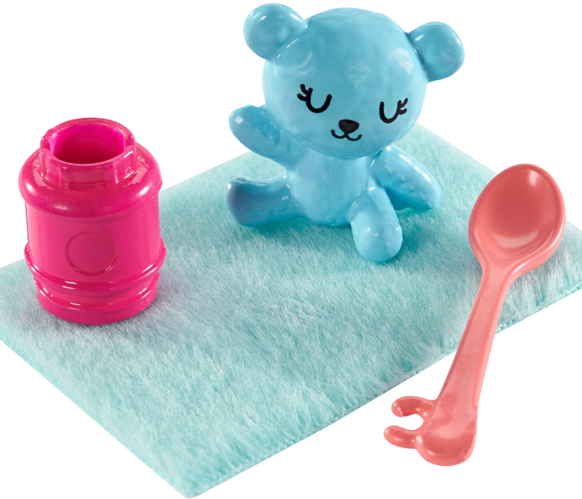 Barbie Skipper Babysitters Inc Dolls & Accessories, Small Brunette Boy & Baby Dolls, 4 Themed Pieces