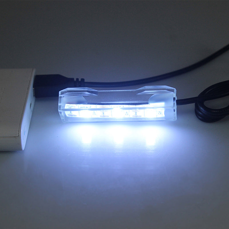 Fish Tank Light Plastic Small Aquarium Light USB LED Desktop Fish Tank Lamp