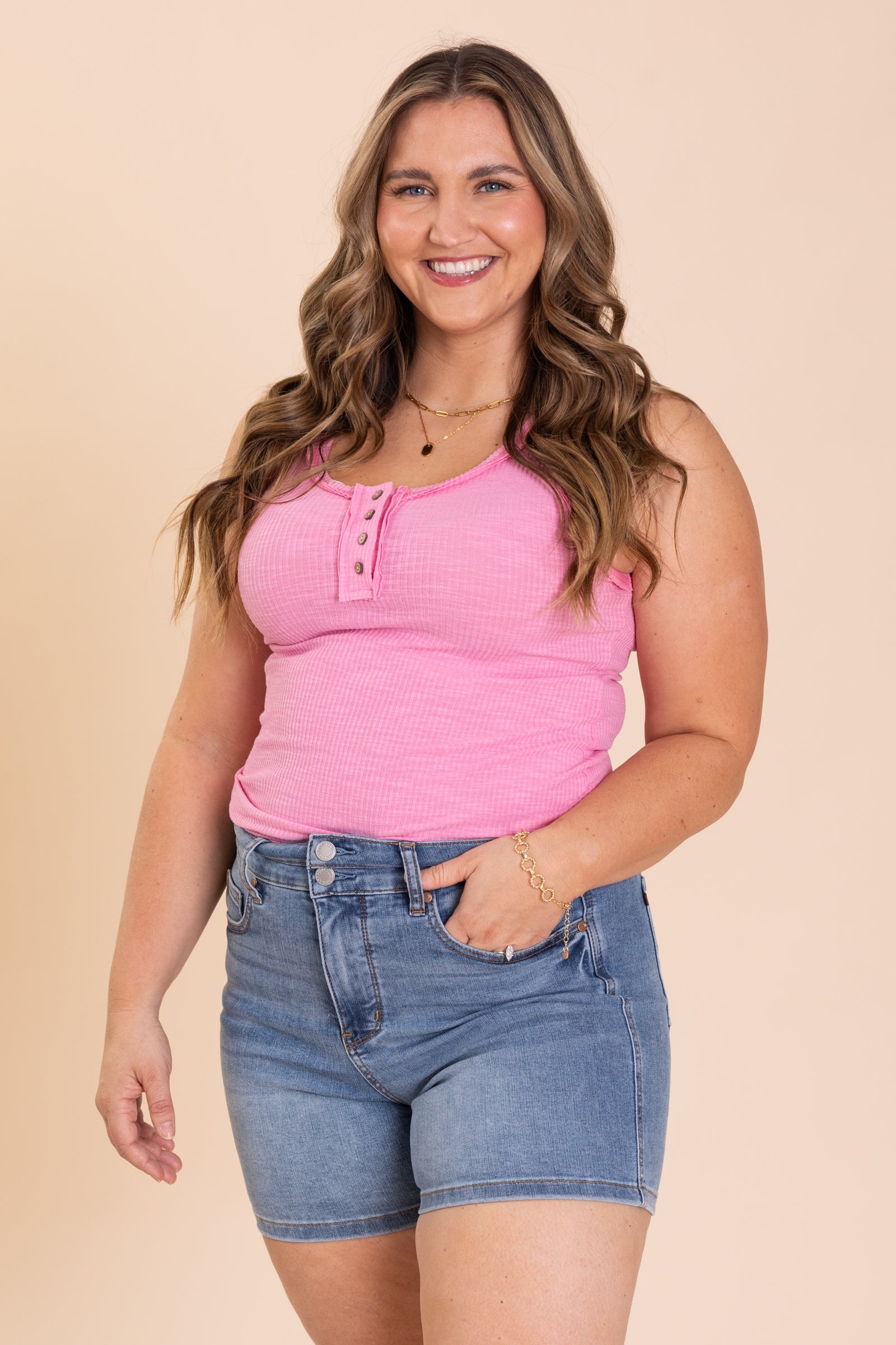 Judy Blue Tummy Control Cool Denim Shorts