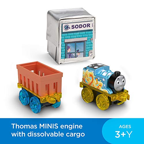 Thomas and Friends MINIS Fizz 'n Go Cargo Surprise Thomas and Monkey