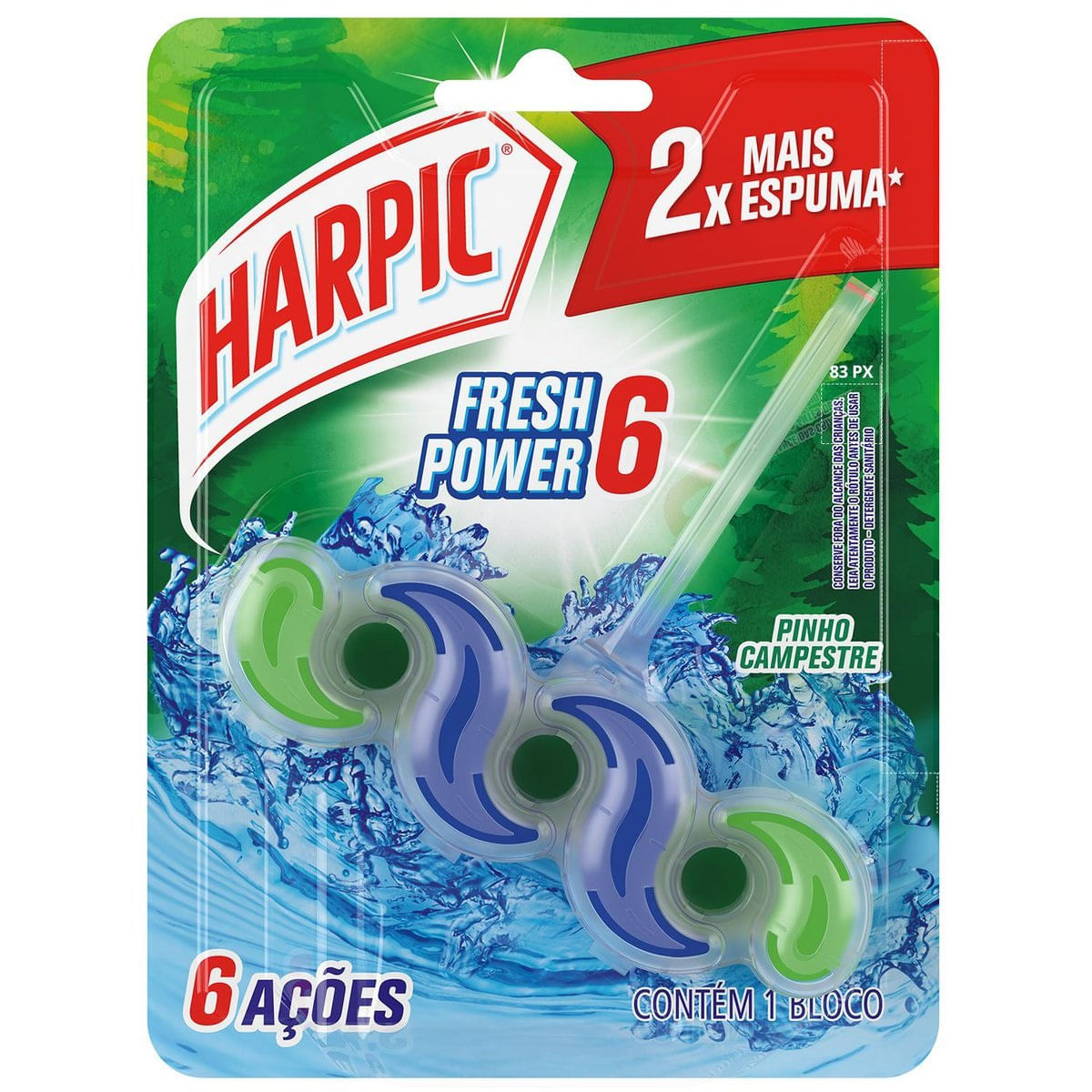 Bloco Sanitario Harpic Fresh Power 6 Pinho
