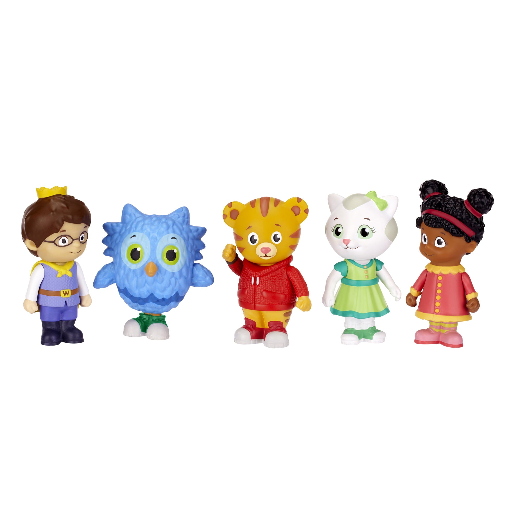 Daniel Tiger's Neighborhood Pacific Action Figure Set， 5 Pieces