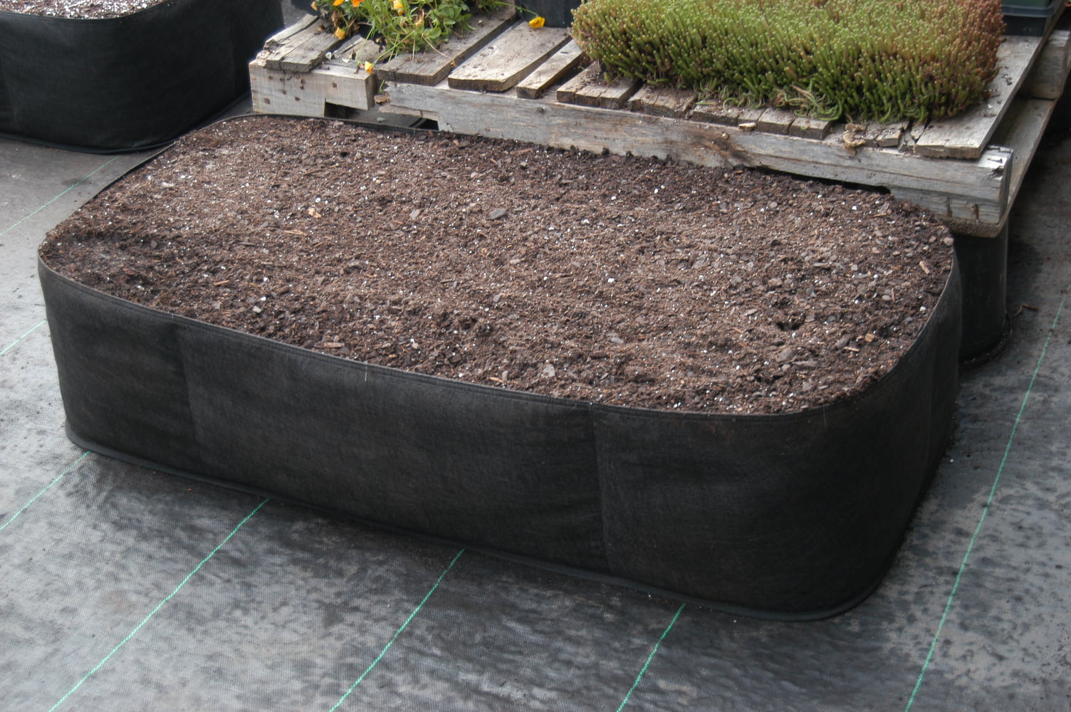 2'x4' EZ-Gro Garden Fabric Raised  Garden Instant Bed by Victory 8 Garden