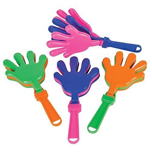 Everything You Need | Kicko Hand Clapper Noisemakers - 12 Pieces Of 75 Inch