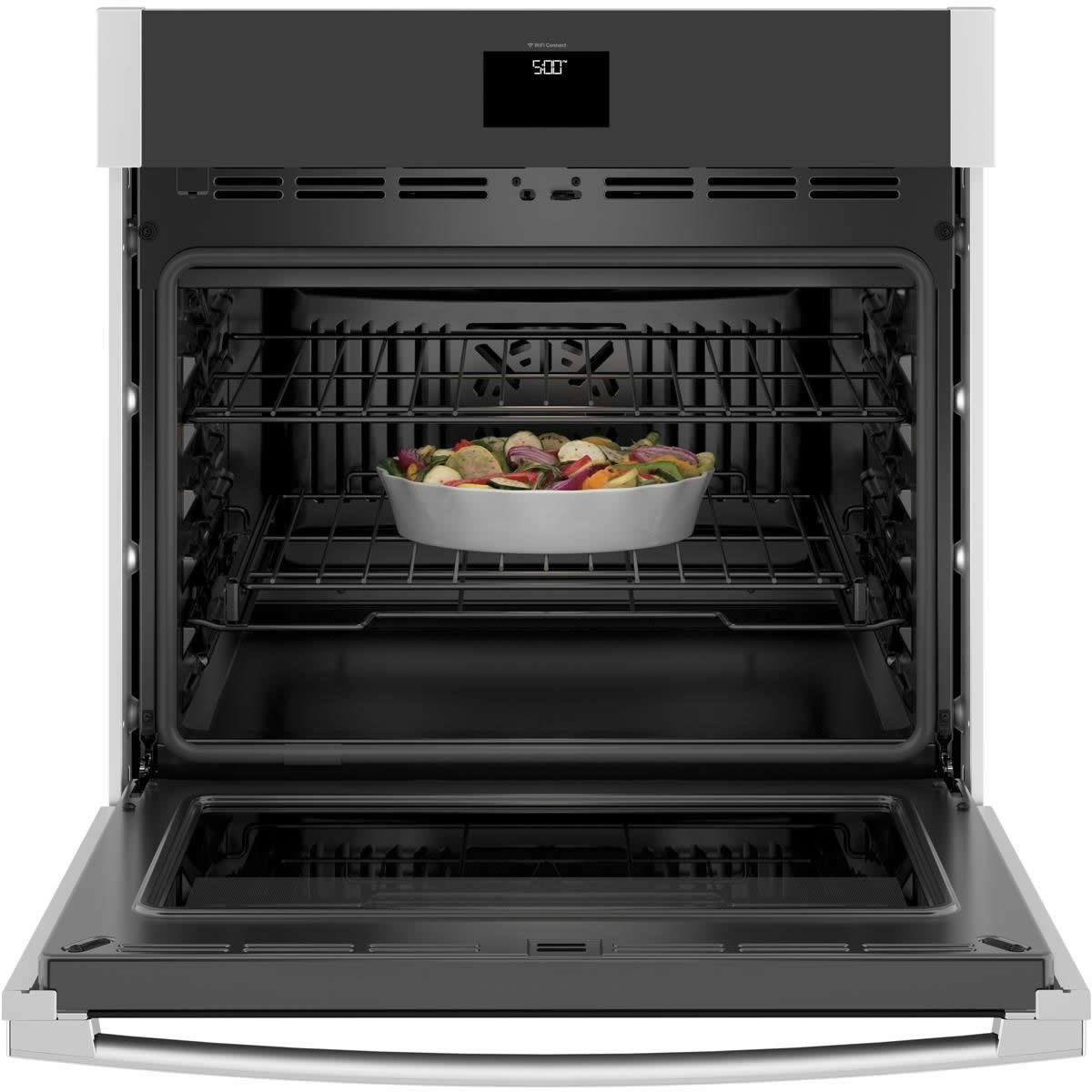GE 30-inch, 5 cu. ft. Built-in Single Wall Oven with Convection JTS5000SNSS