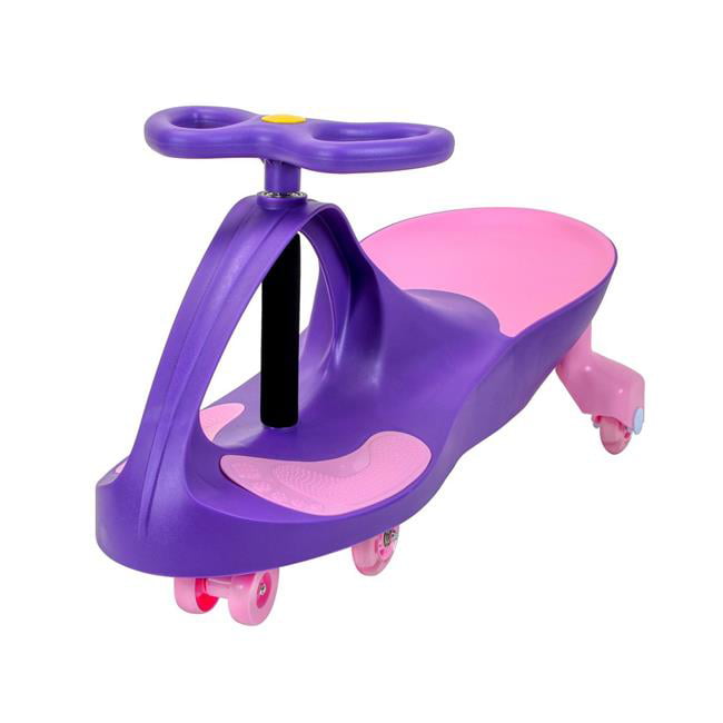 Joybay GT0100R -s Premium LED-Wheel Swing Car Ride on Toy - Purple