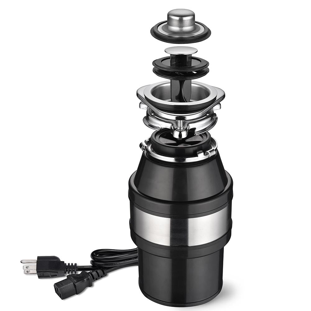 Yescom 1/2 HP Garbage Disposal 1L Compact Food Waste Disposer