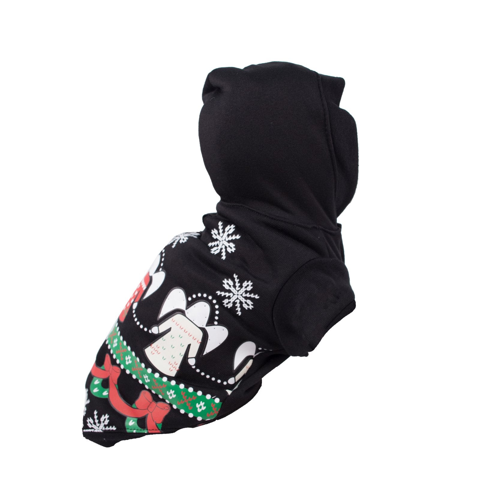 Pet Life ® LED Lighting Patterned Holiday Hooded Dog Costume Sweater w/ Included Batteries