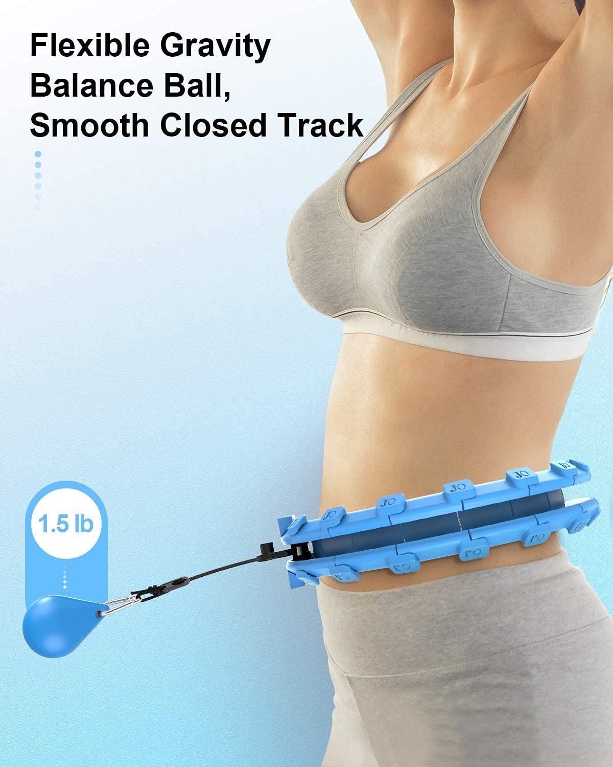 Ravel Smart Weighted Hula Hoops (Blue)