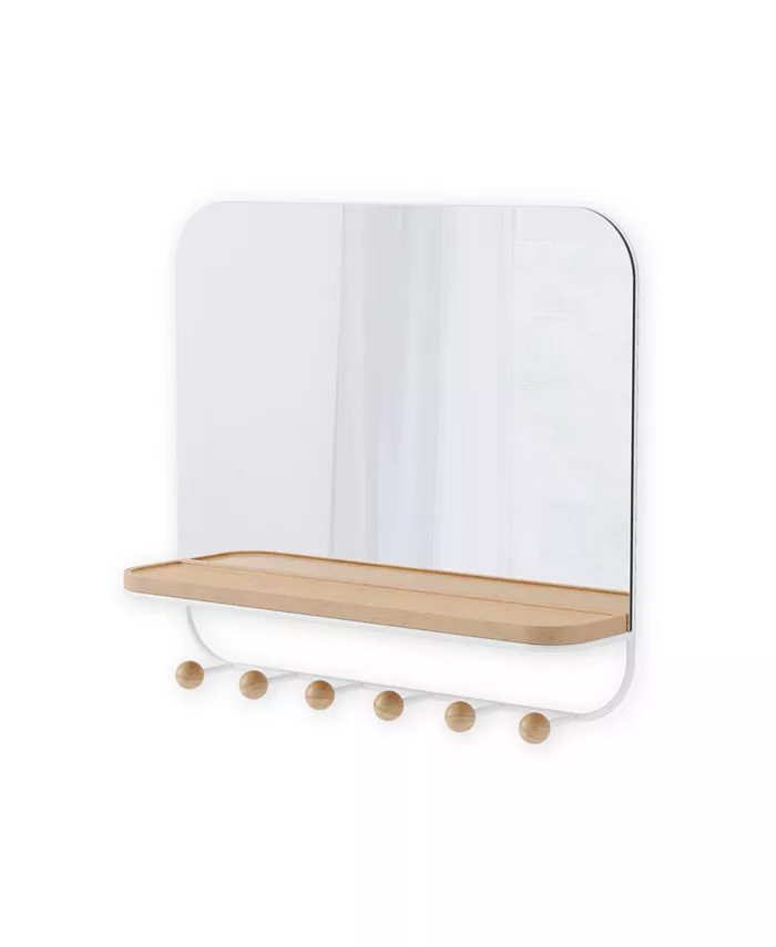 Umbra Estique Mirror with Hooks