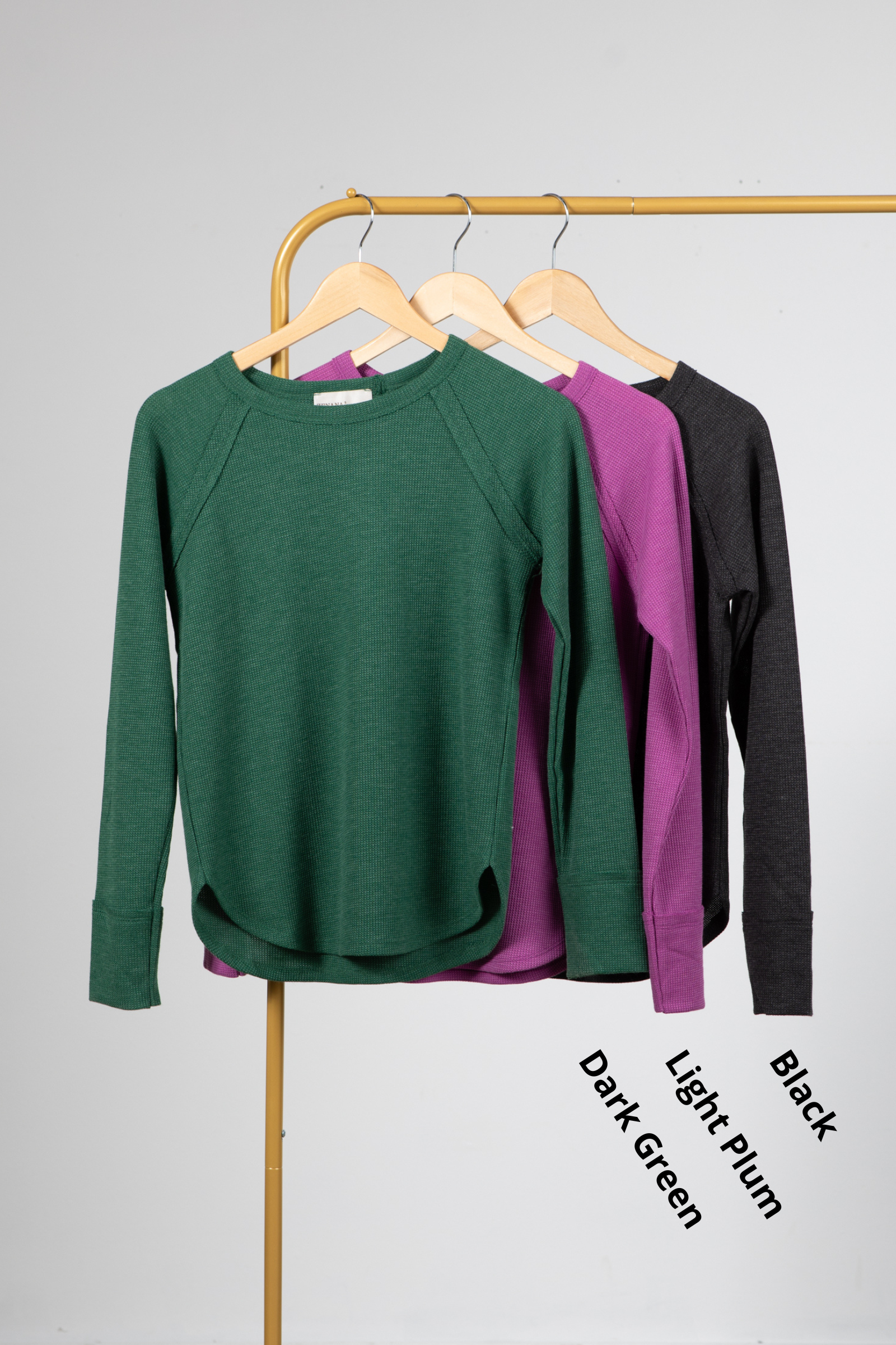 Baby Waffle Raglan Sleeve Top