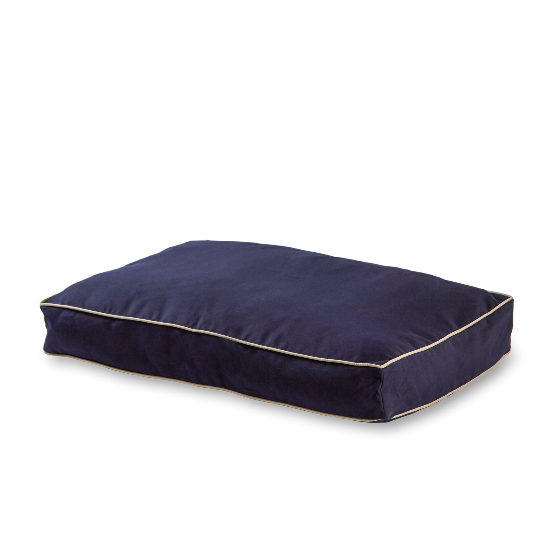 Happy Hounds Casey Indoor/Outdoor Pillow Style Dog Bed， Navy， Small (36 x 24 in.)