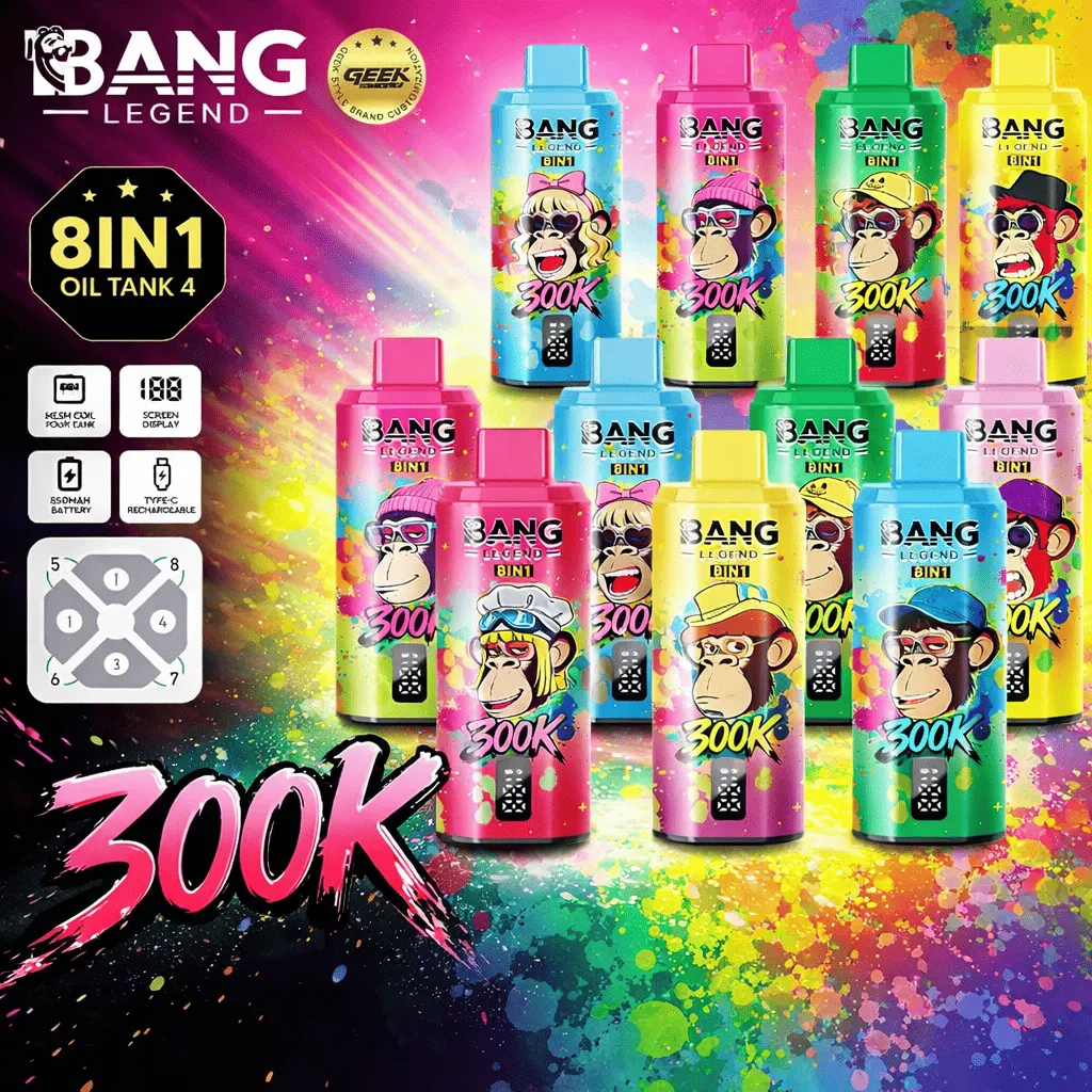 Bang Legend 300000 Puffs 8in1 Disposable Vape
