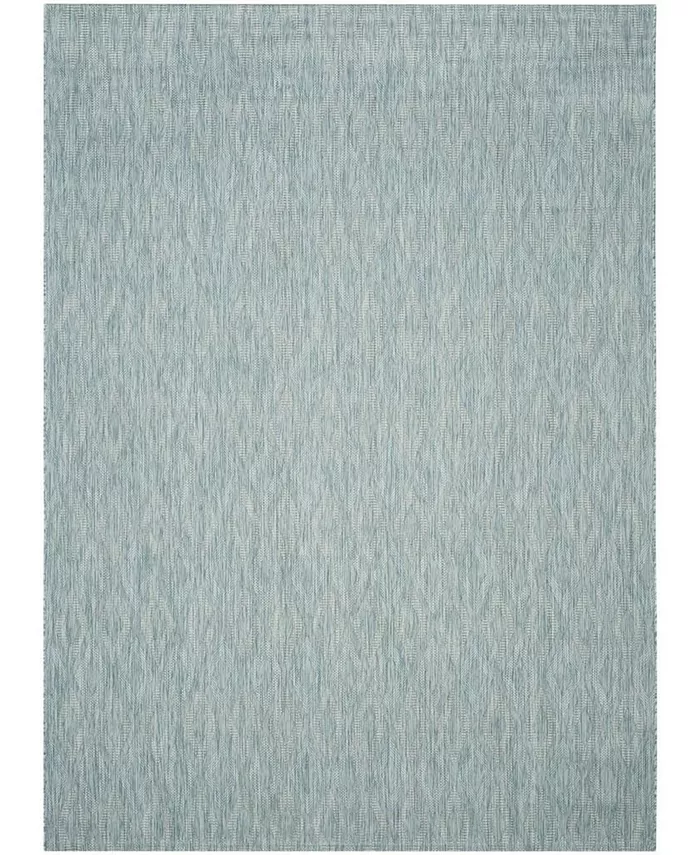 Safavieh Courtyard Aqua 8' x 11' Outdoor Area Rug