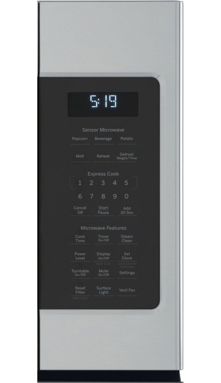 Cafe 1.9 Cu. Ft. Stainless Steel With Brushed Stainless Over-The-Range Microwave Oven