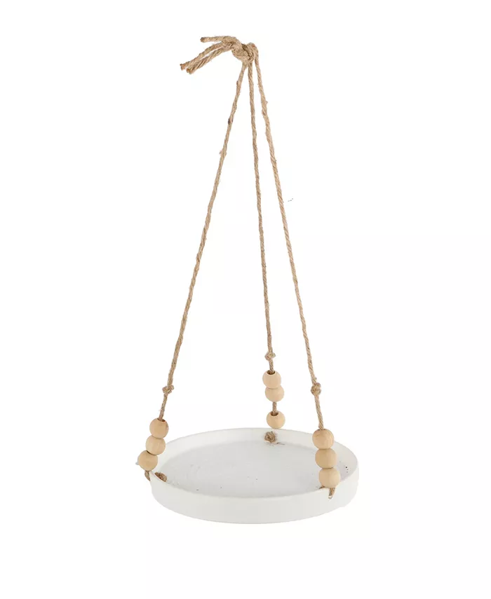 Flora Bunda Mayan Ceramic Hanging Planter， 7.875