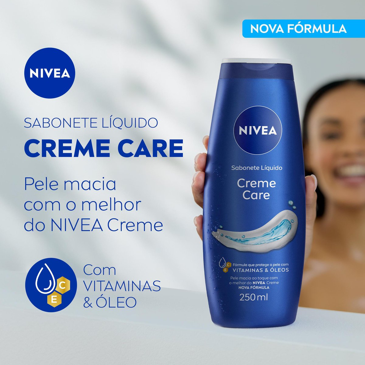 Sabonete Liquido NIVEA Creme Care 250ml