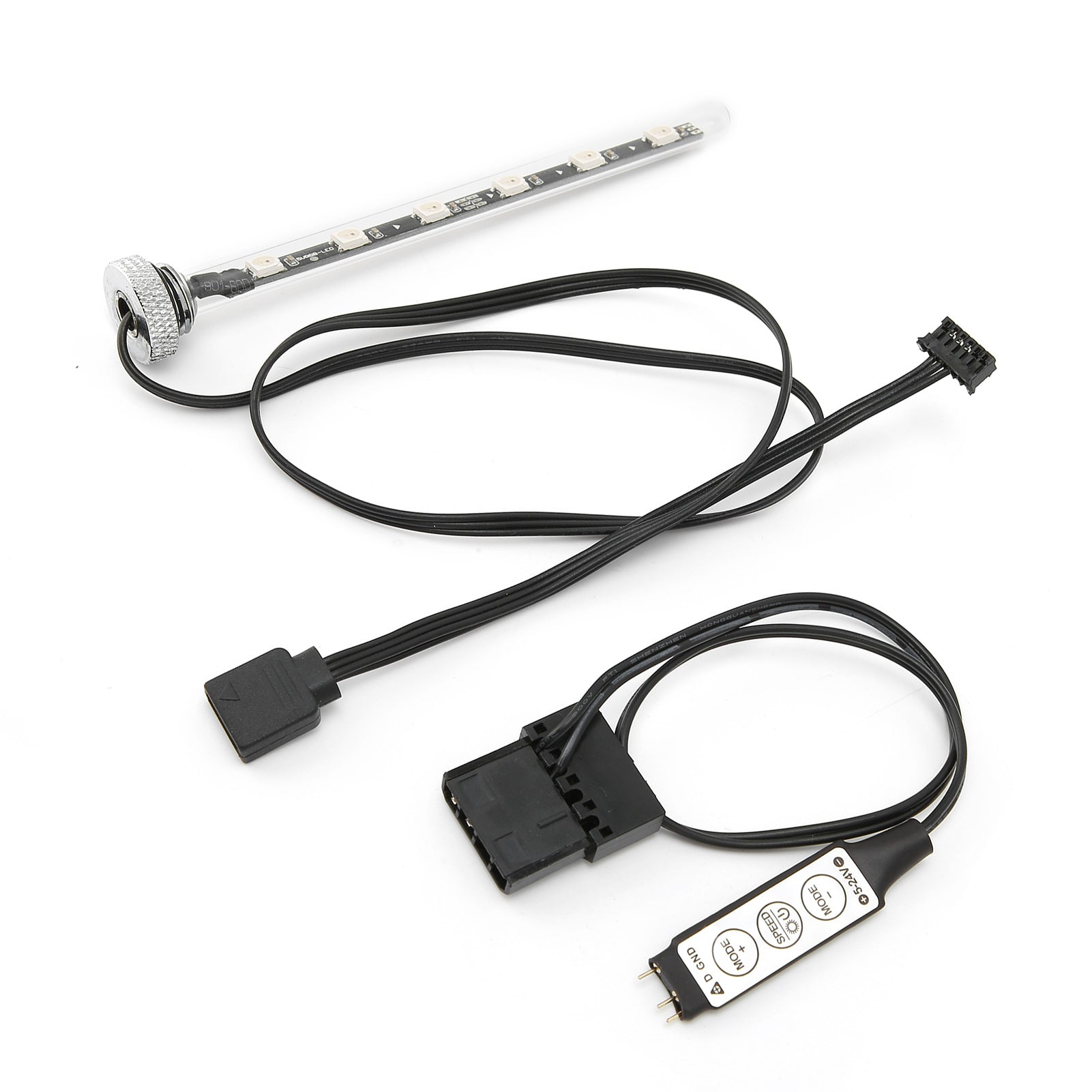 Water Cooling  Light， Water Cooling LED Light RGB  With Controller Drive For Fish  For Aquarium For Computer Water Cooling