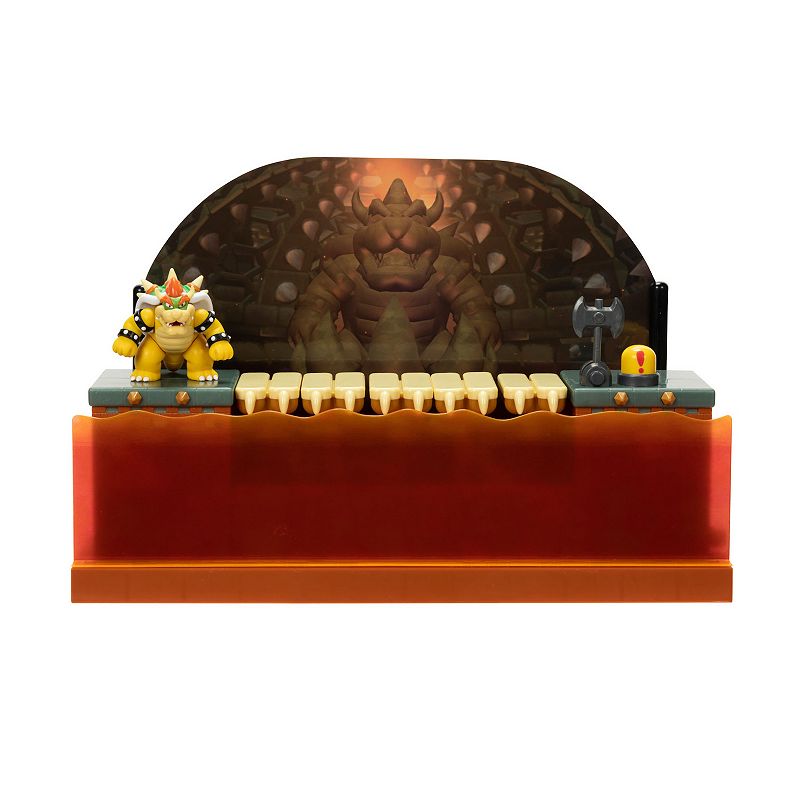  Super Mario Deluxe Bowser Battle Playset