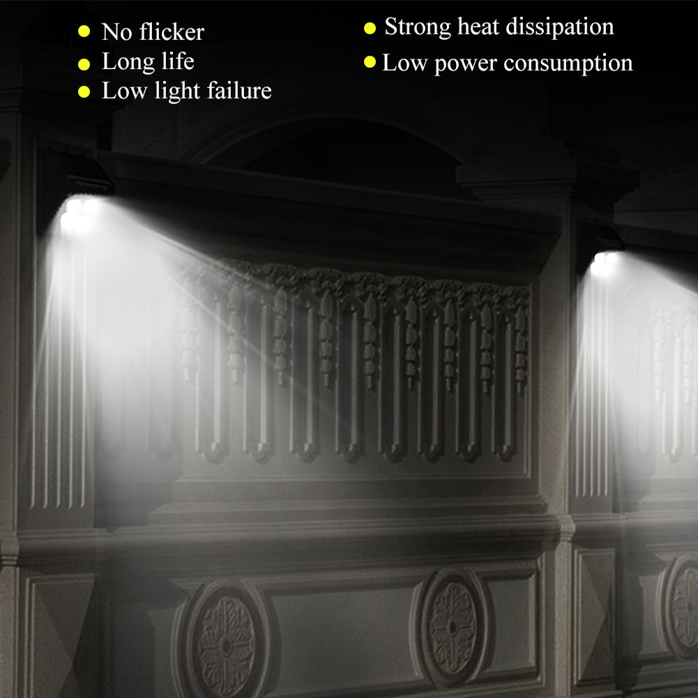 4 pack Motion Sensor Lamp，Portable Outdoor Waterproof Solar Power 20 LED Motion Induction Lamp Sensor Light Bulb for Wall Front Door，Patio，Deck，Yard，Garden