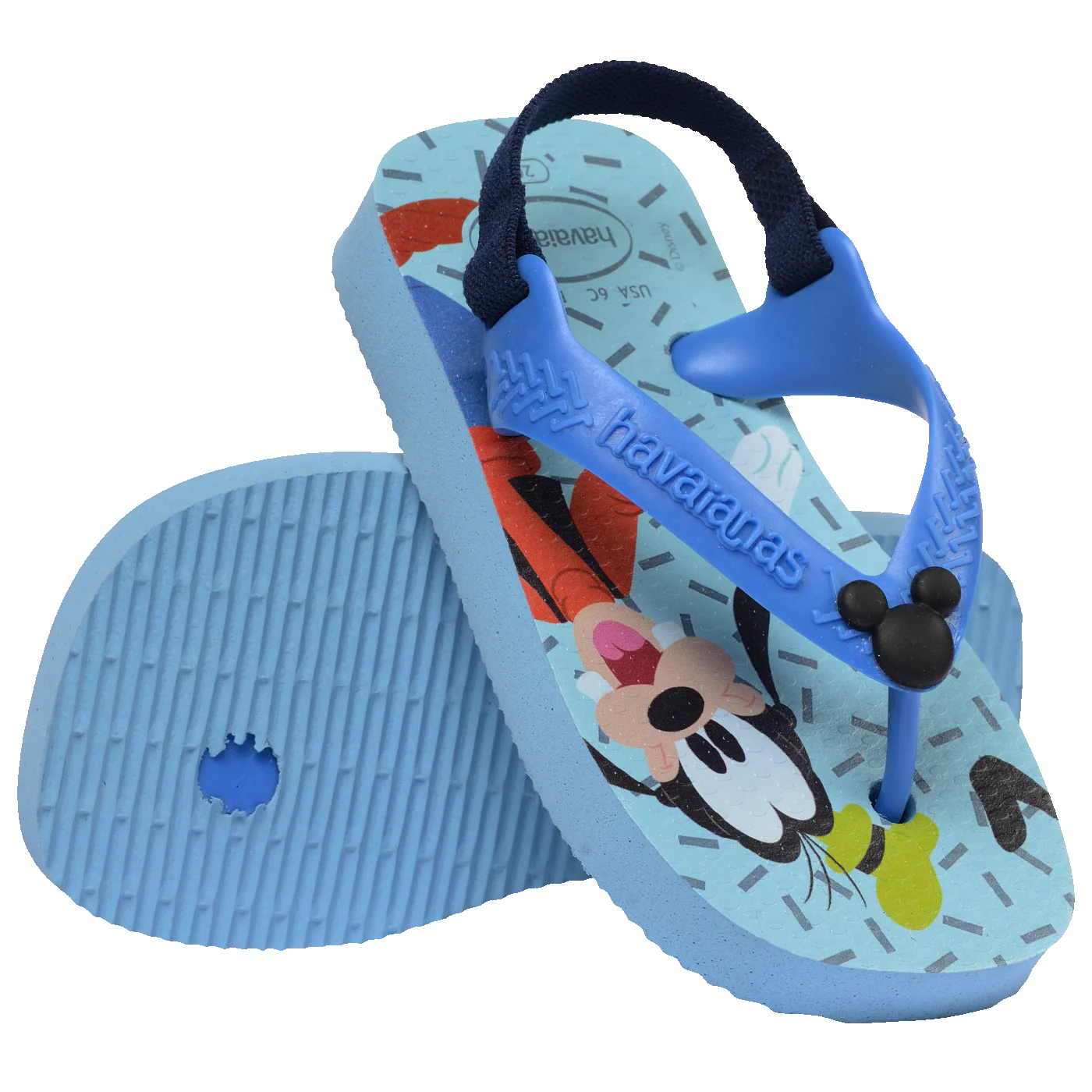Chinelo Havaianas Baby Disney Classicos Mickey & Pateta
