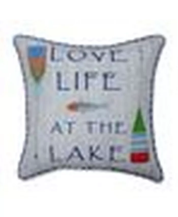 Pillow Perfect Love Life At The Lake Throw Pillow