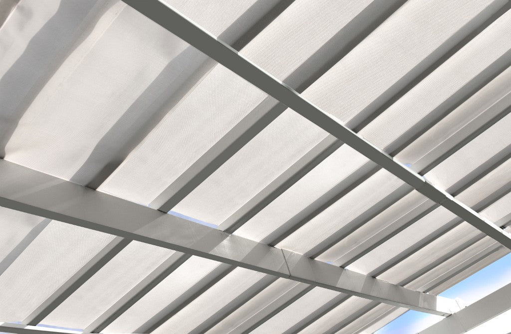 Vita 129"L x 20"W Canvas Weaves for Vita Brand 12x16 Pergola, Gray, VA42074