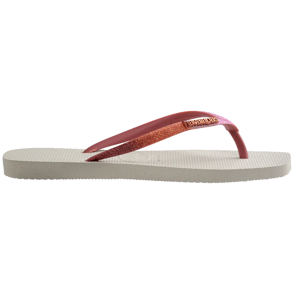 Chinelo Havaianas Slim Square Glitter Mix