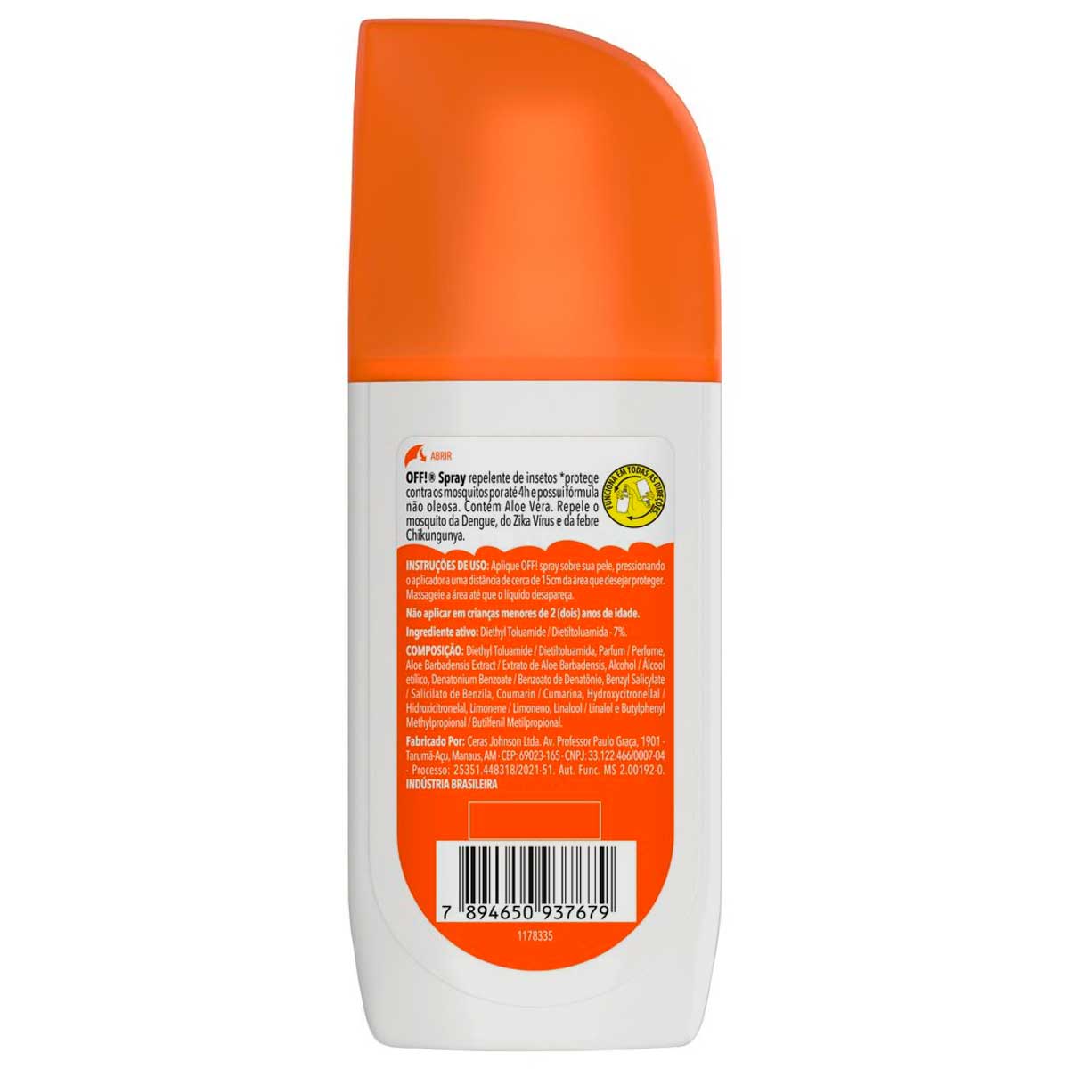 Repelente Off Family Spray 100ml
