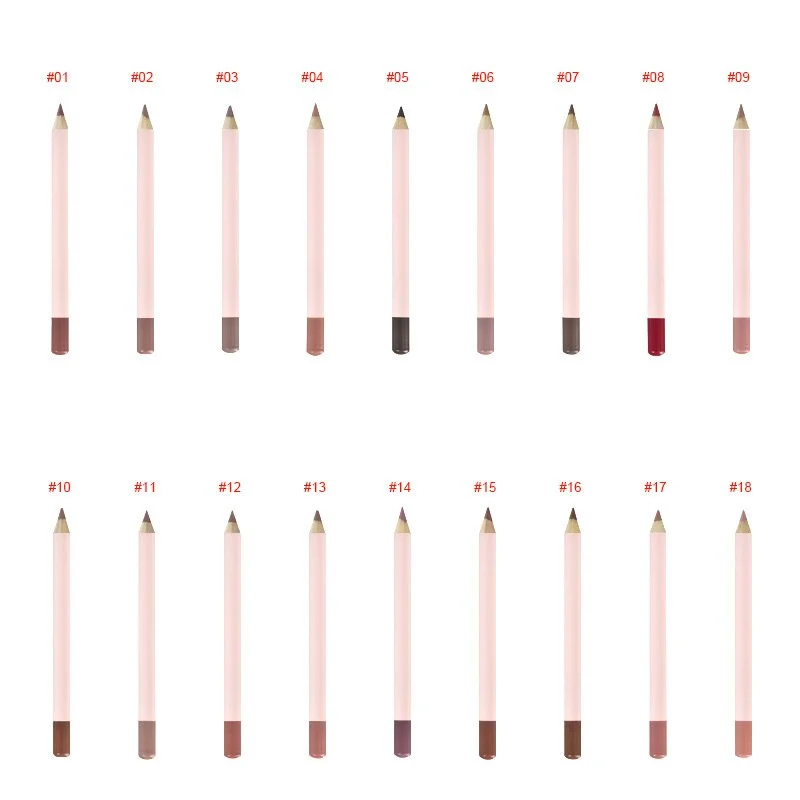 The 18 Shades Lip Pencils for Precise Lining and Filling